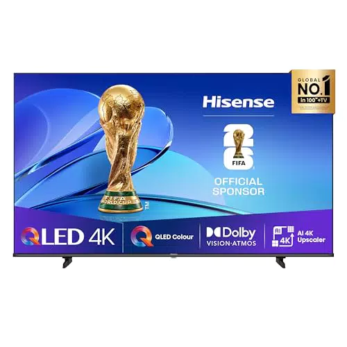 Hisense 43E78Q Smart TV QLED 4K 2025 con Dolby Vision, HDR10+ e Alexa