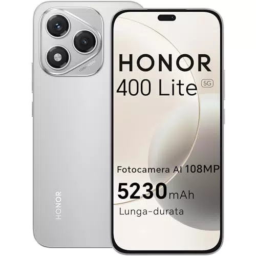 HONOR 400 Lite 5G Smartphone 8GB RAM 256GB Dual SIM NFC Display AMOLED 108MP