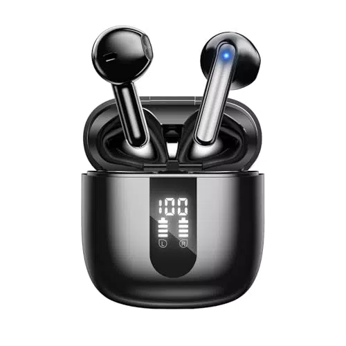 JBES Cuffie Bluetooth 5.4 In Ear con Cancellazione Rumore e 4 Microfoni ENC