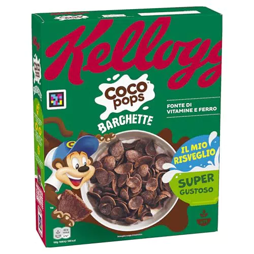 Kellogg's Coco Pops Barchette al Cioccolato con Frumento Tostato