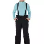 killtec KSW Pantaloni da Sci Ragazza con Salopette Removibile e Paraneve