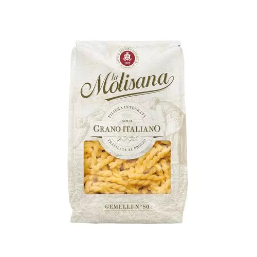 La Molisana Gemelli n.80 Pasta di Grano Italiano Trafilata al Bronzo