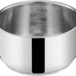 Lagostina Pratica Pentola Alta 2 Maniglie per Induzione, 20 cm, Acciaio 18/10