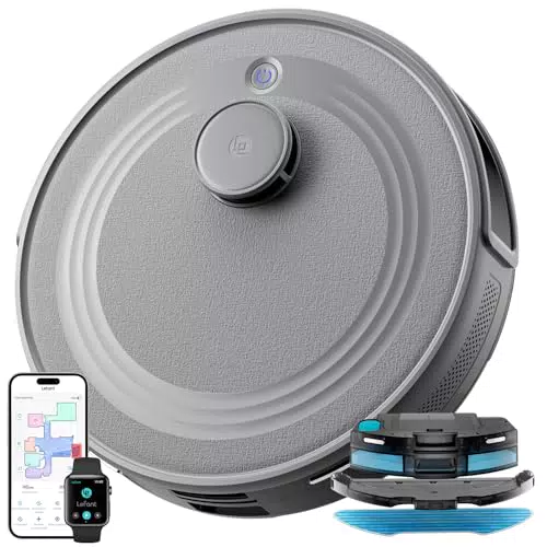 Lefant M2S Robot Aspirapolvere Lavapavimenti con Mappatura e Navigazione Laser