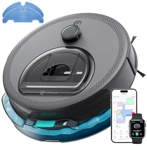 Lefant M330Pro Robot Aspirapolvere Lavapavimenti con Laser, App, Alexa, 5000Pa
