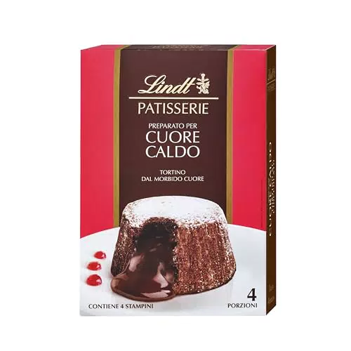 Lindt Tortino dal Cuore Caldo Preparato per Dolci al Cioccolato