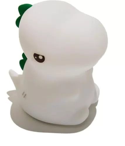 Muitomas lampada dinosauro in silicone per bambini, luce decorativa cameretta