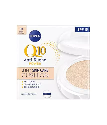 NIVEA Q10 Plus Anti-Age Skin Care Cushion Crema Viso Idratante e Antirughe