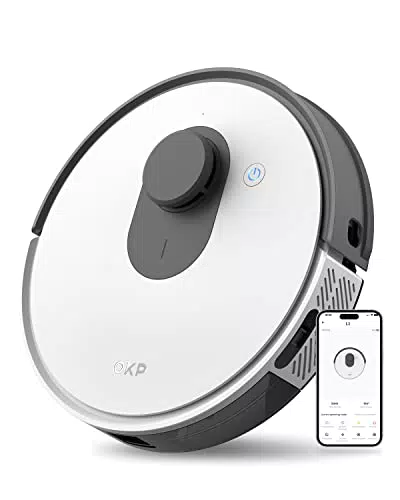 OKP L1 Robot Aspirapolvere con Mappatura LiDAR, App, Alexa e Ricarica Automatica