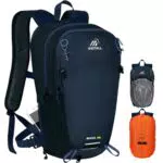 ONETOALL Zaino da bicicletta impermeabile con rete casco e copertura antipioggia