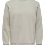 ONLY & SONS Onsconnor Felpa da Uomo Girocollo in Cotone