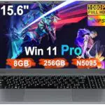 Pc Portatile 15.6 Celeron N5095 8GB RAM 256GB SSD Win11 Pro FHD 5G WiFi
