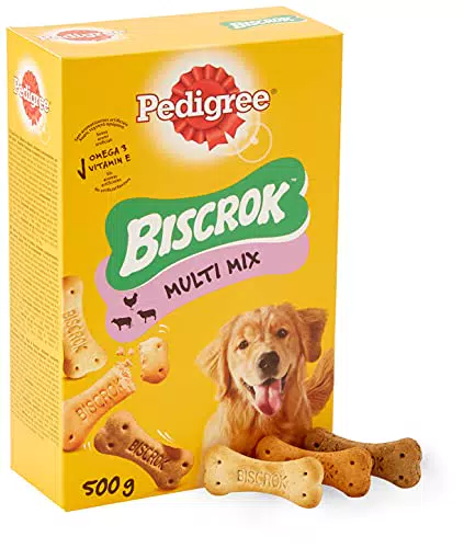 Pedigree Biscrok Multi Mix Snack croccanti per cani senza coloranti