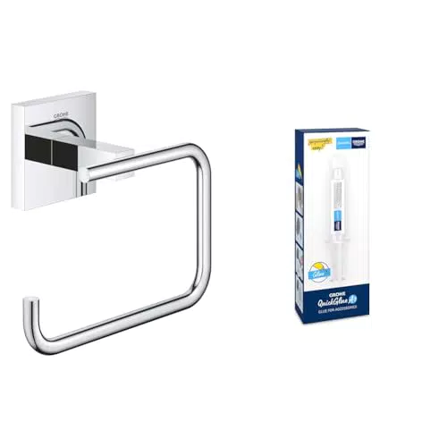 GROHE Start Cube portarotolo carta igienica senza coperchio QuickGlue A1