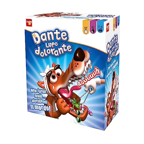 Rocco Giocattoli Dante Lupo Dolorante - Gioco interattivo per bambini