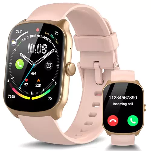 Smartwatch Schermo Curvo HD 1,95" con Chiamate, Cardiofrequenzimetro, IP68