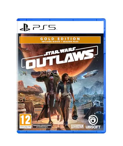 Star Wars Outlaws Gold Edition per PS5 – Videogioco Avventura Azione