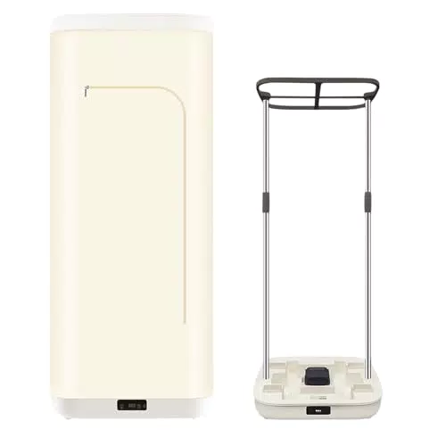 TAZZOR Macchina Automatica per Stirare e Piegare, Macchina da Stiro a Vapore con Funzione Vapore 1000w