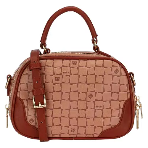 THUN Borsa a Tracolla e Mano Collezione Sempre con Me in Poliestere e PU