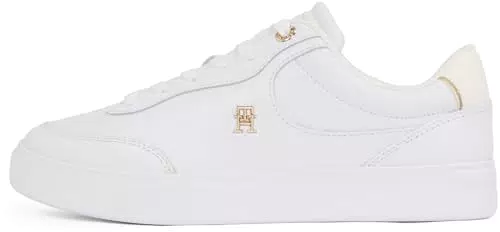 Tommy Hilfiger Donna Sneakers Court Essential Chic in Pelle