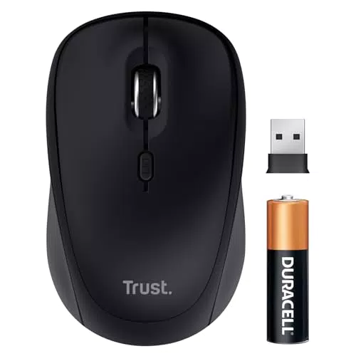 Trust Yuki Mouse wireless silenzioso Bluetooth, compatto, per mancini e destri