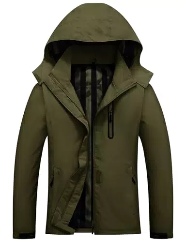 Vijamiy Giacca Impermeabile Donna con Cappuccio Rimovibile Antipioggia Escursioni