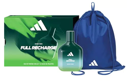 Adidas Cofanetto Regalo Vibes Full Recharge Eau de Parfum con Sacca Omaggio