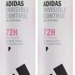 Adidas Invisible Control Deodorante Antitraspirante Donna, Fresco, Protezione 72 Ore