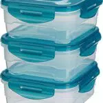 Amazon Basics contenitori ermetici alimenti in plastica senza BPA per microonde