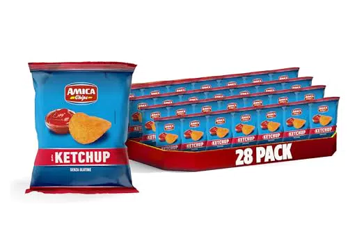 Amica Chips Patatine Gusto Ketchup Senza Glutine con Olio di Girasole Aroma Naturale