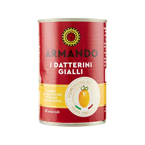 Armando, I Datterini Gialli, Pomodori Datterini Al Naturale di Filiera 100% italiani