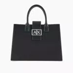 Armani Exchange Borsa Donna Jodie Sostenibile Chiusura Logo Medium Tote