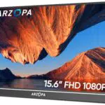 ARZOPA Monitor Portatile 15.6 FHD IPS con Cavalletto USB-C e HDMI - Modello A1