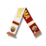 AS Roma Sciarpa Ufficiale Tubolare Deluxe Wordmark con doppia grafica