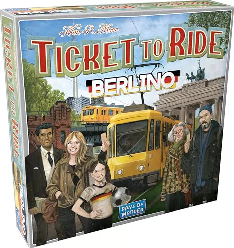 Asmodee Ticket to Ride Berlino Gioco da Tavolo Strategico per Famiglia in Italiano