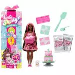 Barbie Party Surprise Shimmerin' Hearts bambola con accessori e effetto cambia colore