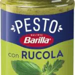 Barilla Pesto con Basilico e Rucola, Senza Glutine, Sugo Pronto per Pasta Gustoso e Profumato