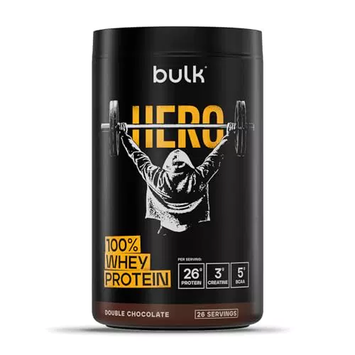 Bulk Hero Whey Proteine in Polvere con Creatina e BCAA a Basso Zucchero