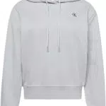Calvin Klein Felpa Donna con Cappuccio Monogram Terry Logo