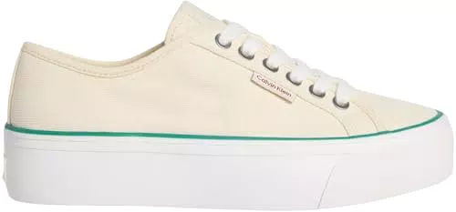 Calvin Klein Sneakers Donna Platform Vulcanizzate Logo Tag