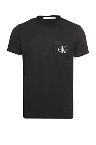 Calvin Klein T-shirt uomo Core Monologo a maniche corte con scollo rotondo