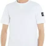 Calvin Klein T-Shirt Uomo Regular Tee Con Etichetta Logo Maniche Corte