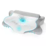 Careboda Cuscino cervicale in memory foam con custodia termica traspirante