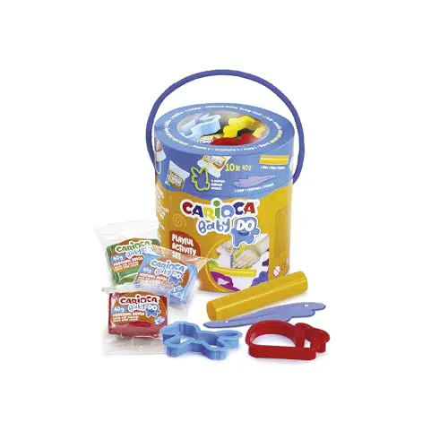 Carioca Baby Do Playset Pasta Modellabile Morbida per Sviluppo Sensoriale Bambini