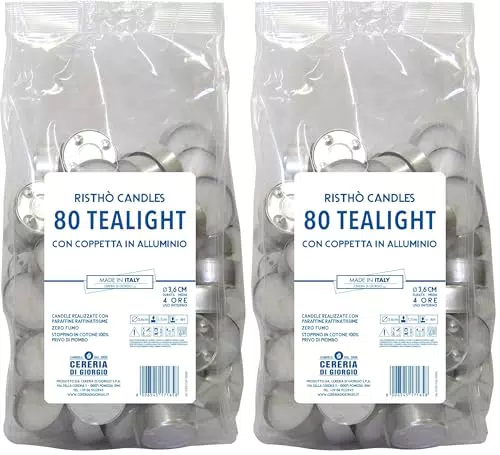 Cereria di Giorgio Tealight Diametro 3, 6 cm Altezza 1