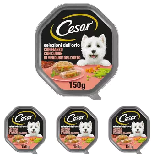 Cesar Selezioni Dell'Orto Cibo Per Cani Al Manzo Con Verdure Dell'Orto