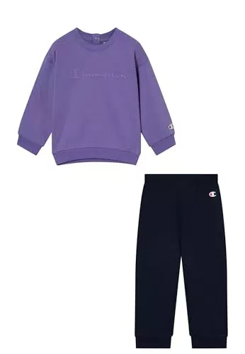 Champion Tuta Legacy Bambina in Cotone, Abbigliamento Sportivo Ragazza