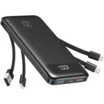 Charmast Power Bank 20000mAh 22.5W Ricarica Rapida con Cavi Integrati