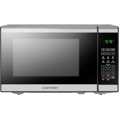 Chefman Microonde 800W con 6 programmi, display digitale e protezione bambini