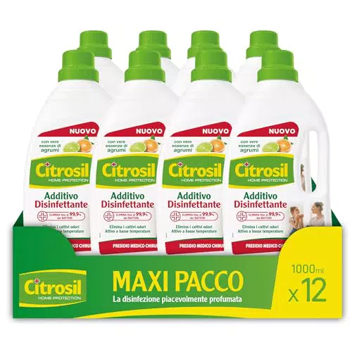 Citrosil Additivo Disinfettante Liquido per Lavatrice e Bucato con Essenze Agrumi